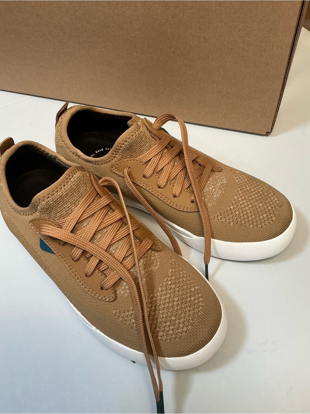 2417 -Vessi Weekend Waterproof Sneaker Oak Brown Tan Women Size 8 W8 - Picture 3 of 8